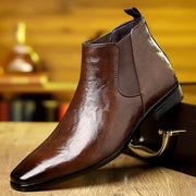 Wendelin | Herren Chelsea-Stiefelette klassisch braun – Braun