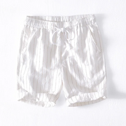 Noah - Shorts mit elastischem Bund – Weiß