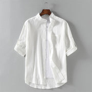 Moritz | Herren Button-Up Shirt Oliver in stilvoller Ausführung – Weiß