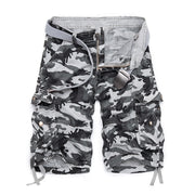 Sommerfeld | Outdoor Tarnmuster Cargo Shorts (1 kaufen, 1 GRATIS dazu) – Camo-Weiß