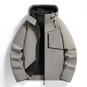 Windbreaker Gefüttert Herren – Grau