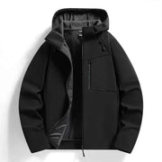 Windbreaker Gefüttert Herren – Schwarz