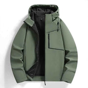 Windbreaker Gefüttert Herren – Grün