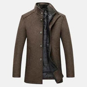 Wintermantel Herren Warm – Braun