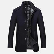 Wintermantel Herren Warm – Marineblau