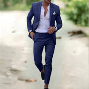 Wolfgang | Herren Eleganter Anzug – Blau