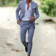 Wolfgang | Herren Eleganter Anzug – Grau