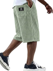 Sommerfeld | Cord-Shorts mit Stickdetail (1 Kaufen, 1 GRATIS dazu) – Grün