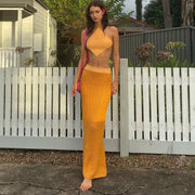 Zweiteiler Set Rock Top – Orange